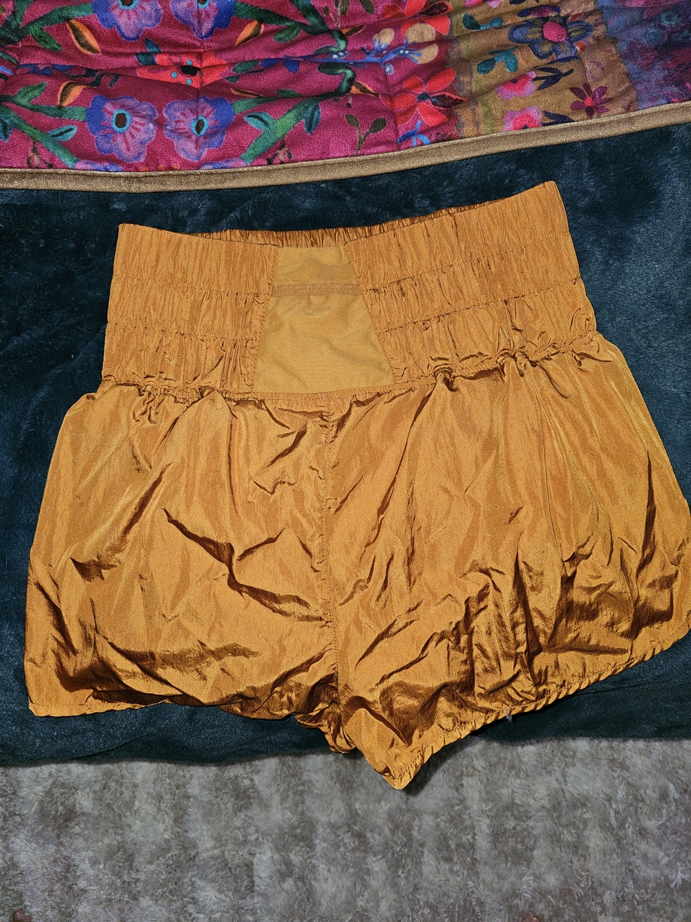 FP Movement Free People The Way Home High-Rise Shorts Mustard